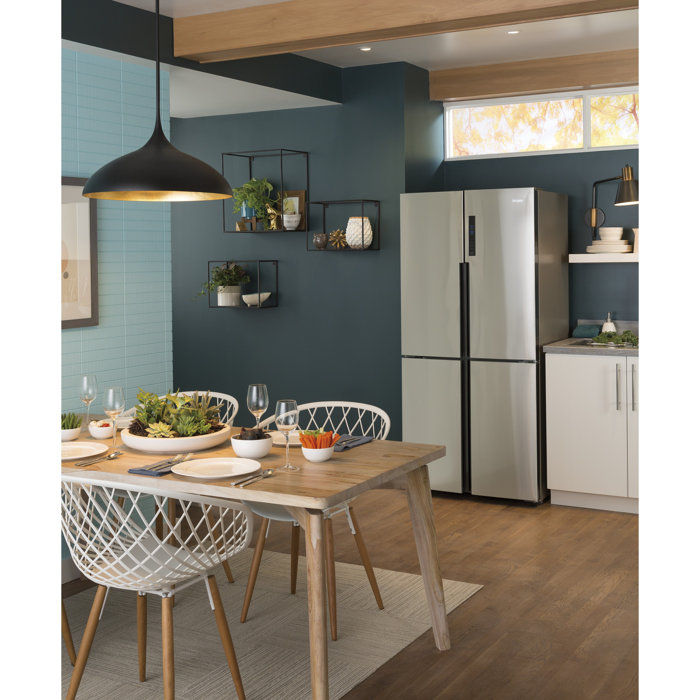 Haier 16.4 Cu. Ft. Quad Door Refrigerator & Reviews Wayfair